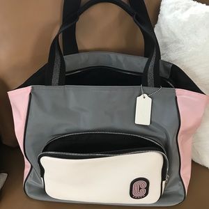 Coach nylon sporty tote
